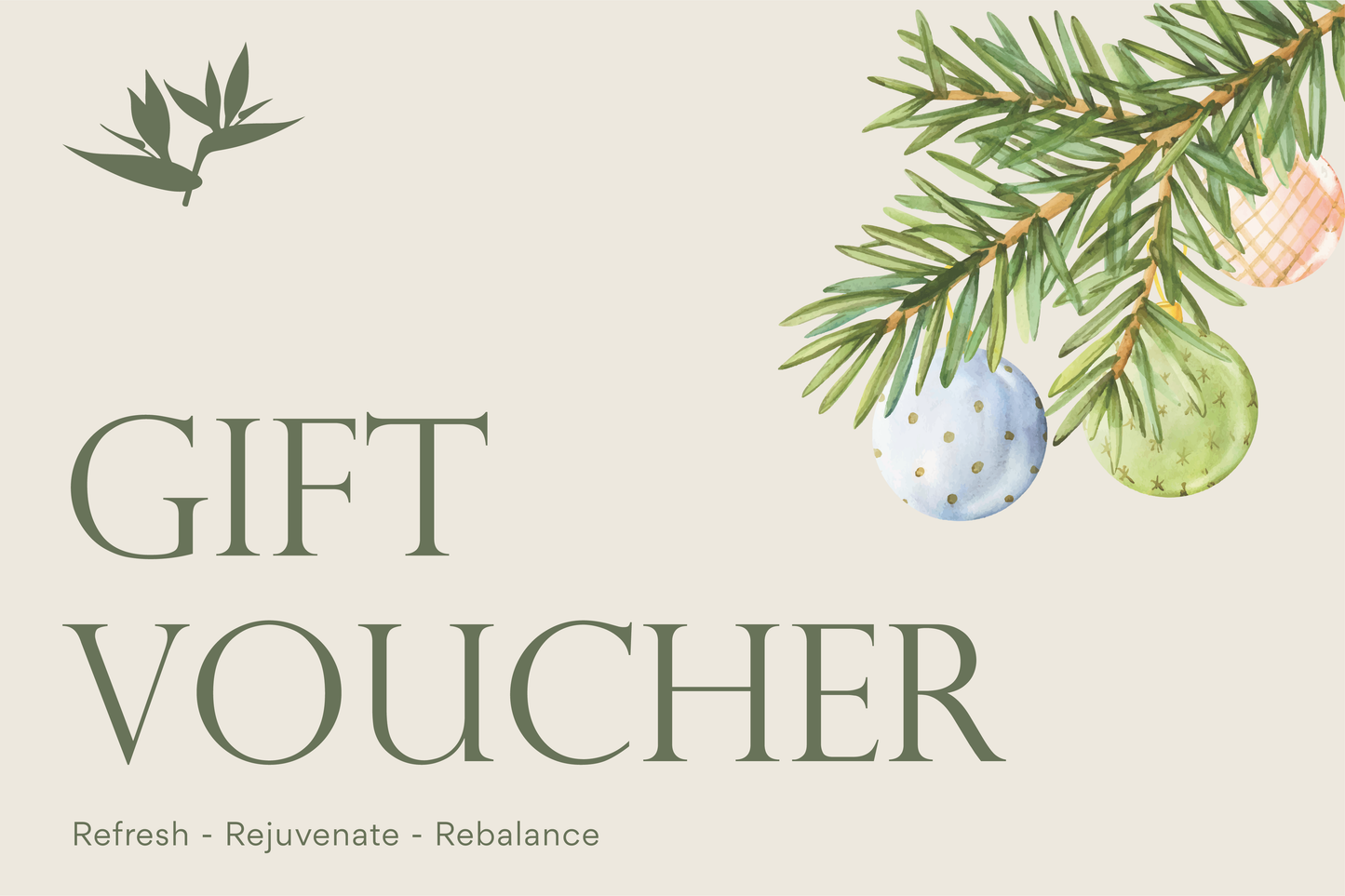 Open Amount Christmas Gift Voucher