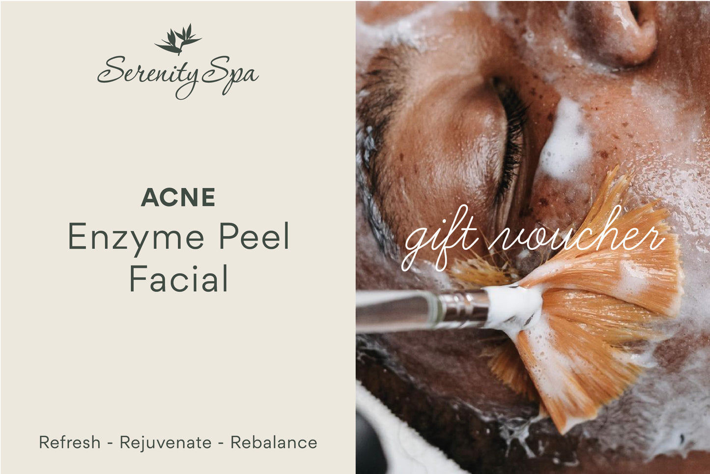 Acne Scarring Enzyme Peel Facial