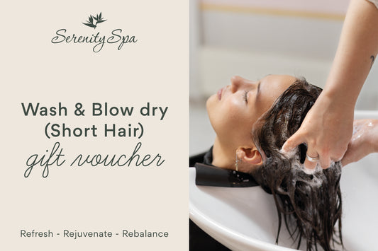 Wash & Blow Dry (Short Hair - 90 mins)